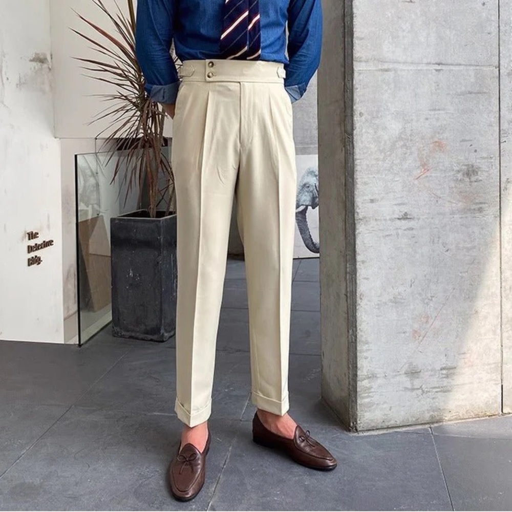 Ferrigani Double Button Granada Trousers